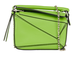 Nano Puzzle, Leather, Green, S/E, 3*